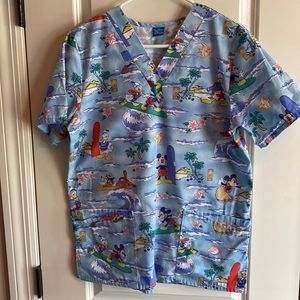 Disney scrub top